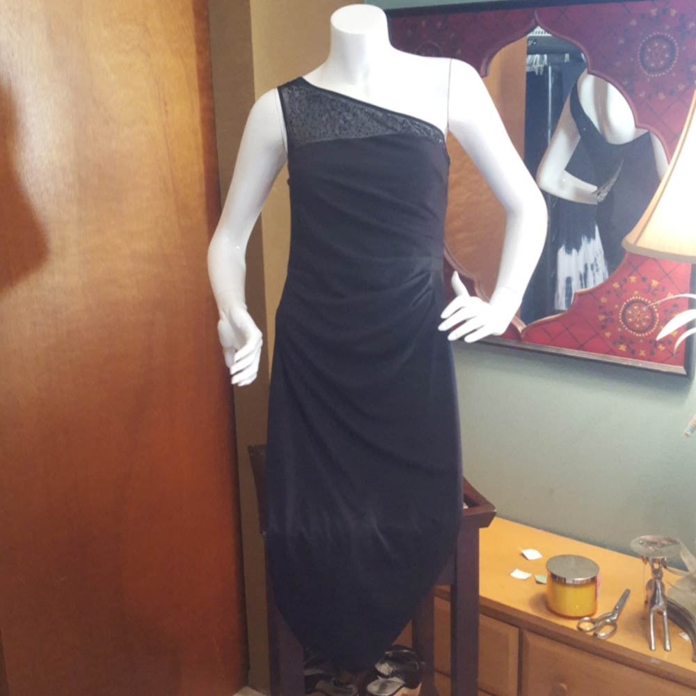 Vintage assymetric dress